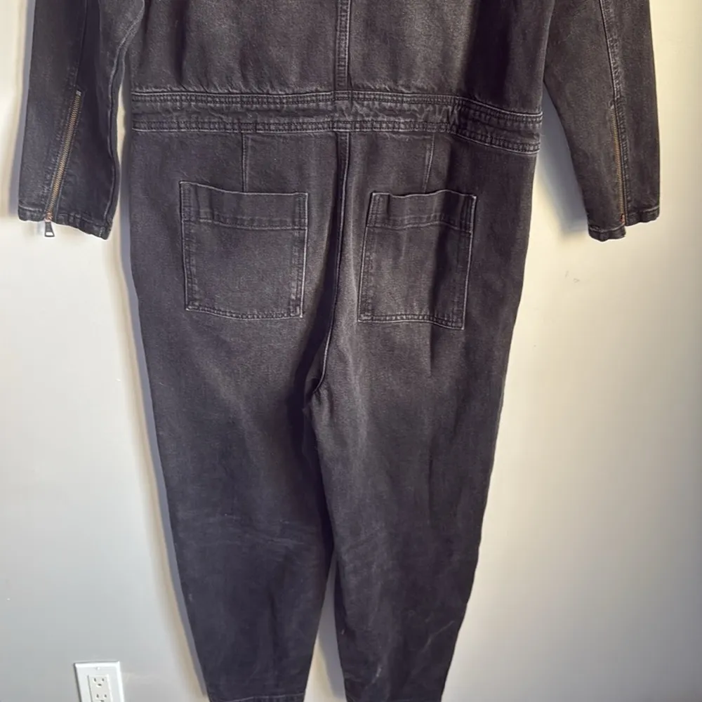 Ted Baker  Aleya zip-through denim jumpsuit size Large/3 - Image 10