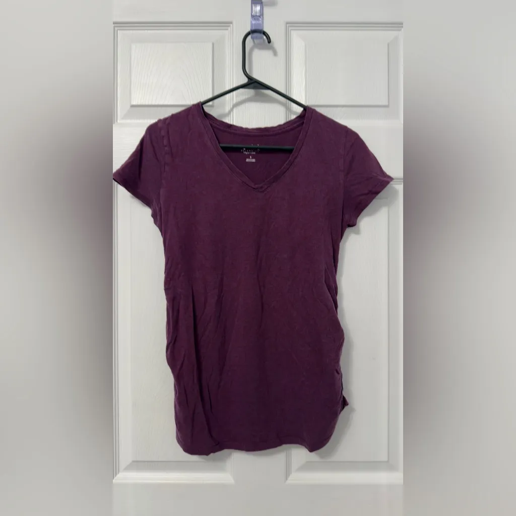 Isabel Maternity by Ingrid & Isabel Black, Purple, and Green Tank Tops Black - Image 6