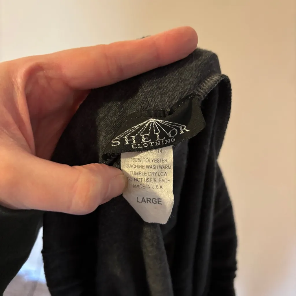 Classic Heather Gray Mini Skirt Size L - Image 5