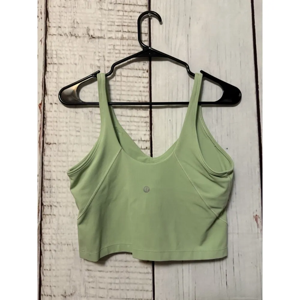 Lululemon Align Tank Top Creamy Mint Nulu Size 10 A/B Cup LW1CW8S Green - Image 2