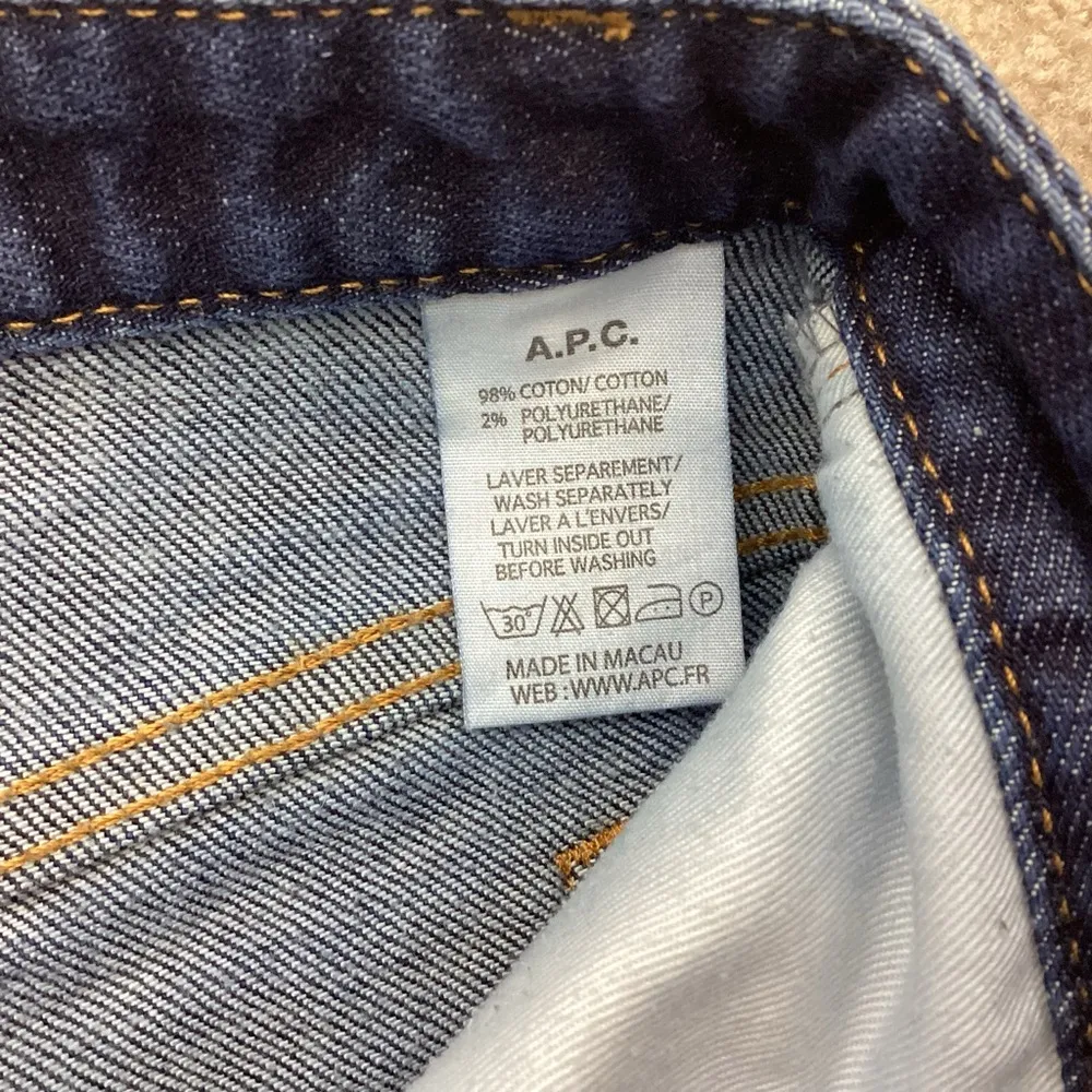 A.P.C. High Standard Jeans Size 27 Blue - Image 7