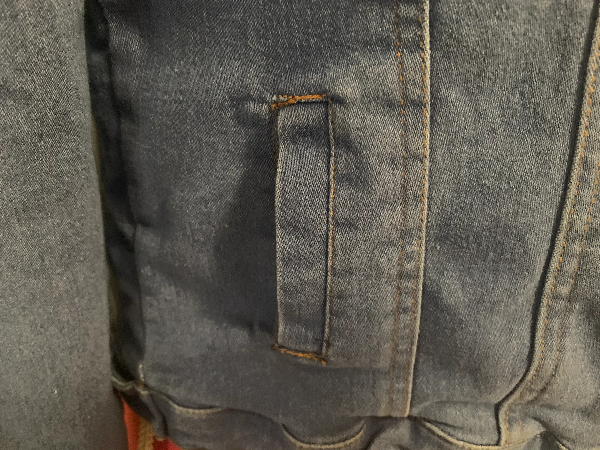 Sherpa Lined Denim Jacket Size S Blue - Image 6