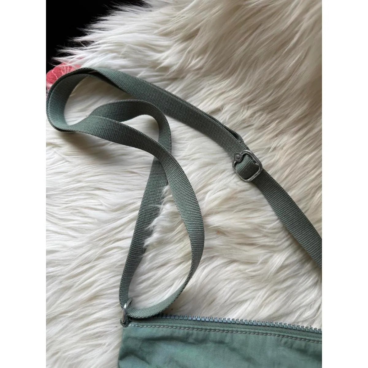 Kipling Lightweight  Sage Green Crossbody Shoulder Bag - Image 6