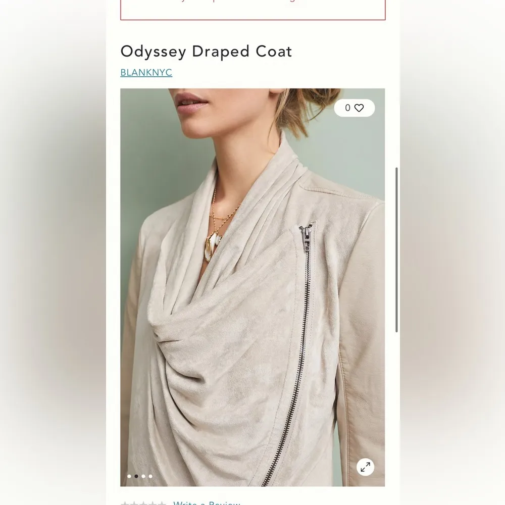 BLANK NYC  Odyssey Draped Coat - Image 3