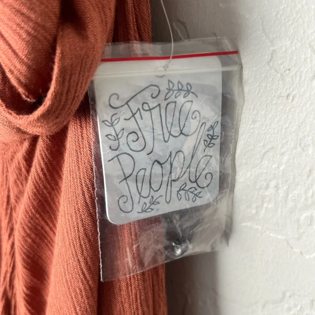 Free People Lille layered maxi dress bronze XS NEW - Image 4