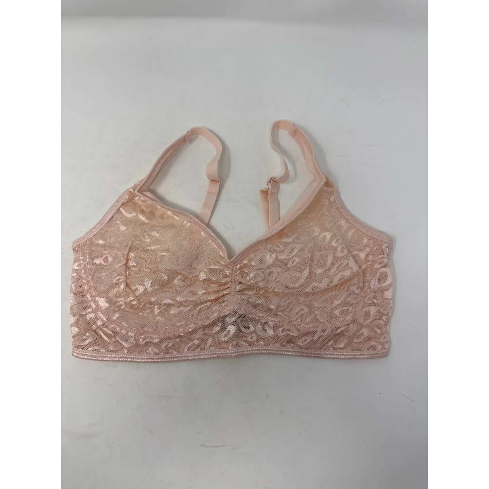 Brand New Ruby Ribbon Women's Size 34 Pink Lace Allure Deep Plunge Bra - Image 3