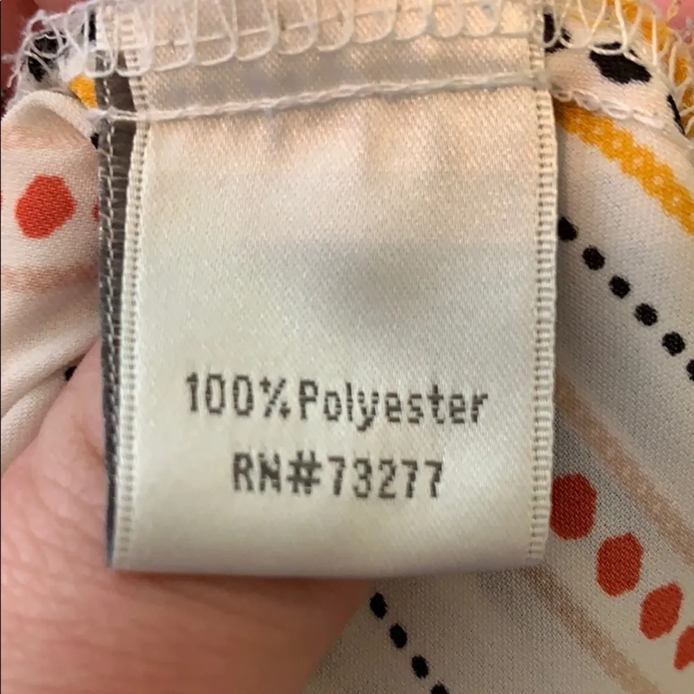 Lauren Conrad EUC striped bow tie back blouse - Image 7