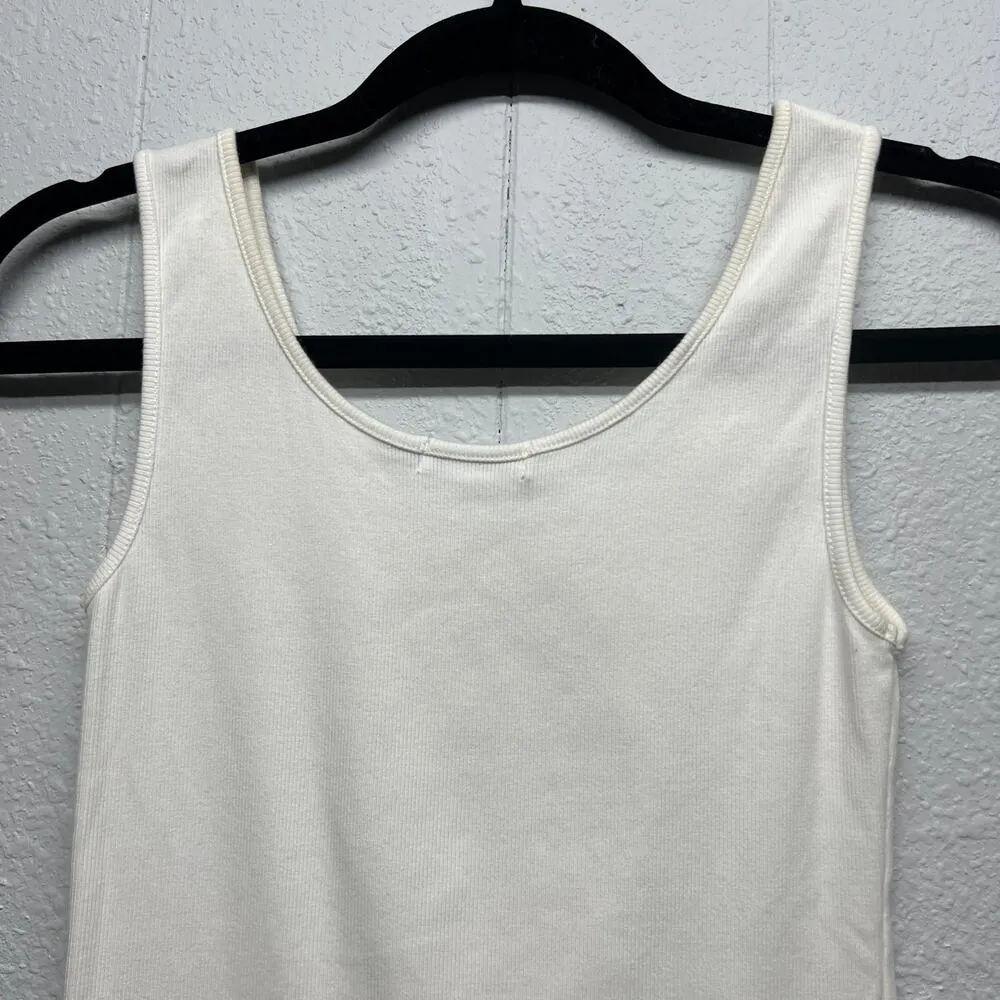 Prana Organic Cotton Crochet Cottage Coquette Beach Garden Women's Tank Top XS - Image 7