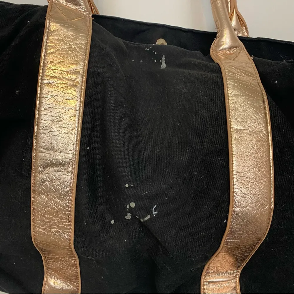 Victoria’s Secret rose gold canvas large tote bag - Image 7