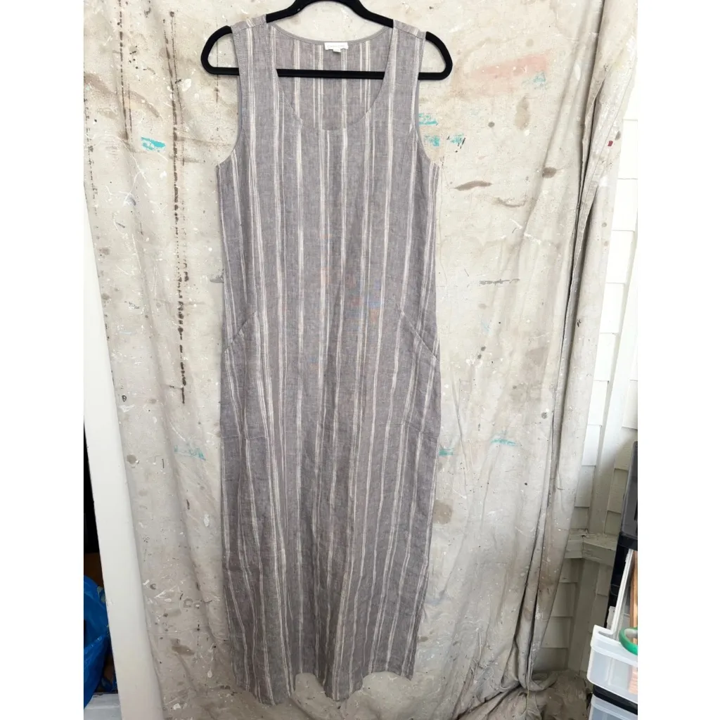 Garnet Hill Linen Tank Maxi Dress - Image 2