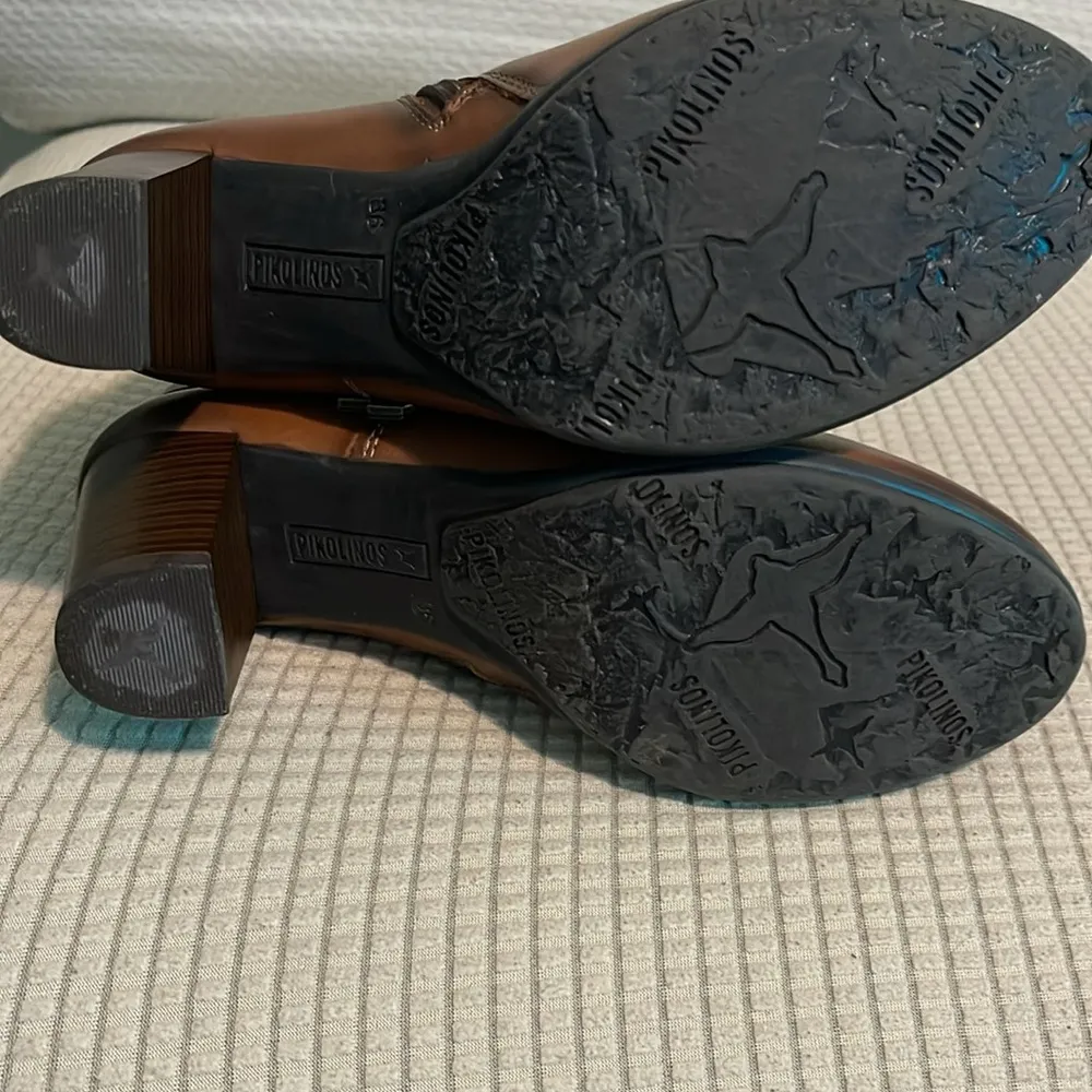 Pikolinos‎ Brown Leather Ankle Boots Size 5 - Image 8