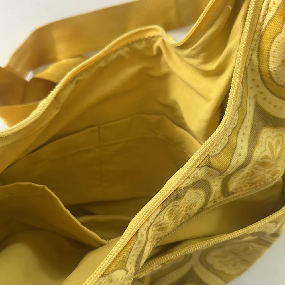 Petunia Pickle Bottom Touring Retired Vinyl Print Sunshine in Sardinia Tote Yellow - Image 6