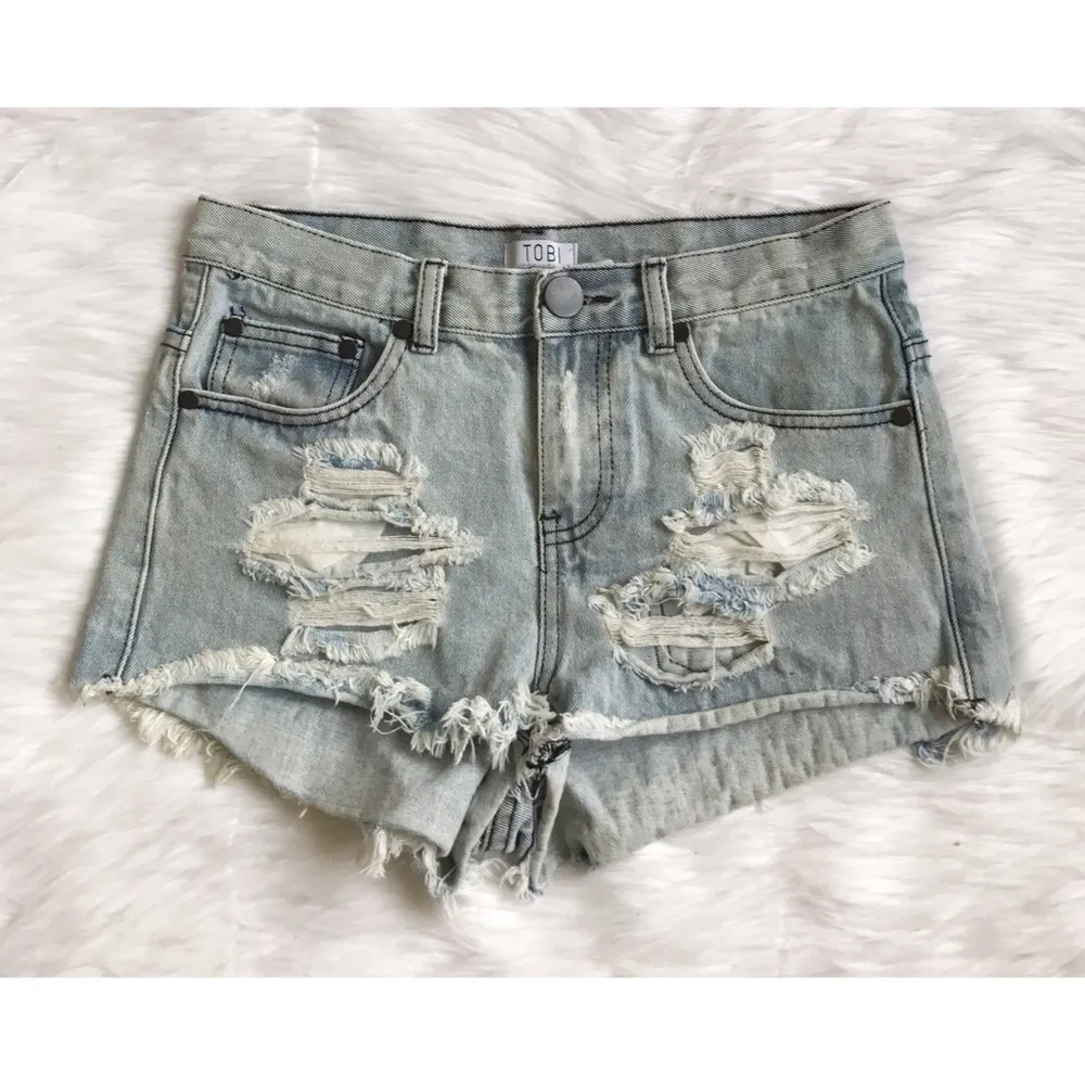 Tobi Distressed Shorts - Image 2