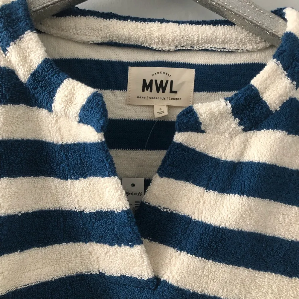 Madewell MWL Loop Terry Notched Sweatshirt NEW - Image 3