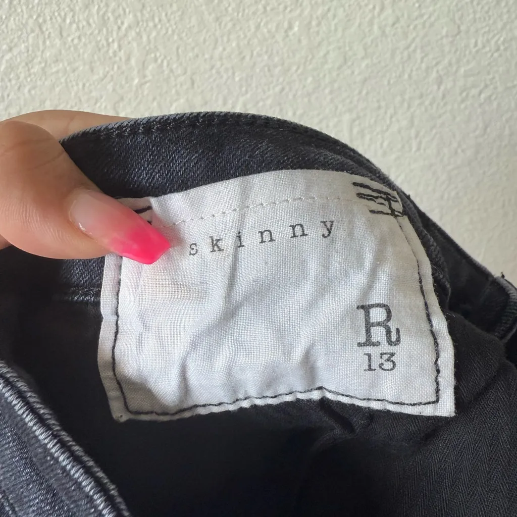 R13 Skinny Jeans Size 28 - Image 6