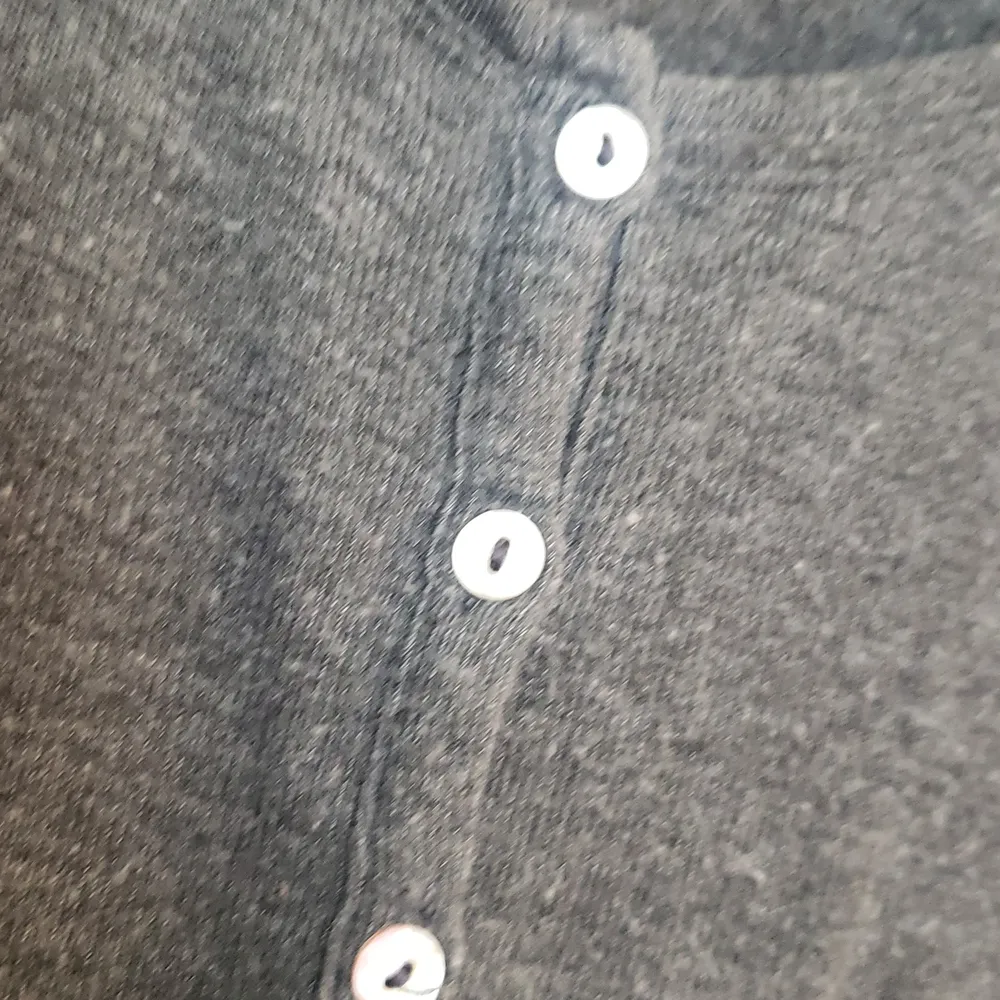 COPY - Anthropologie Ecote' gray tunic dress w mother of pearl buttons - Image 3