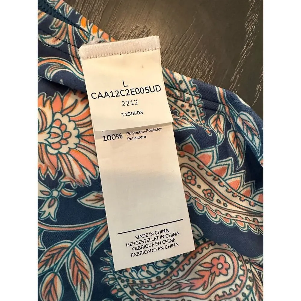 Cupshe Laguna Paisley Bikini Set Women's Size L Multicolor 2 Piece - Image 5