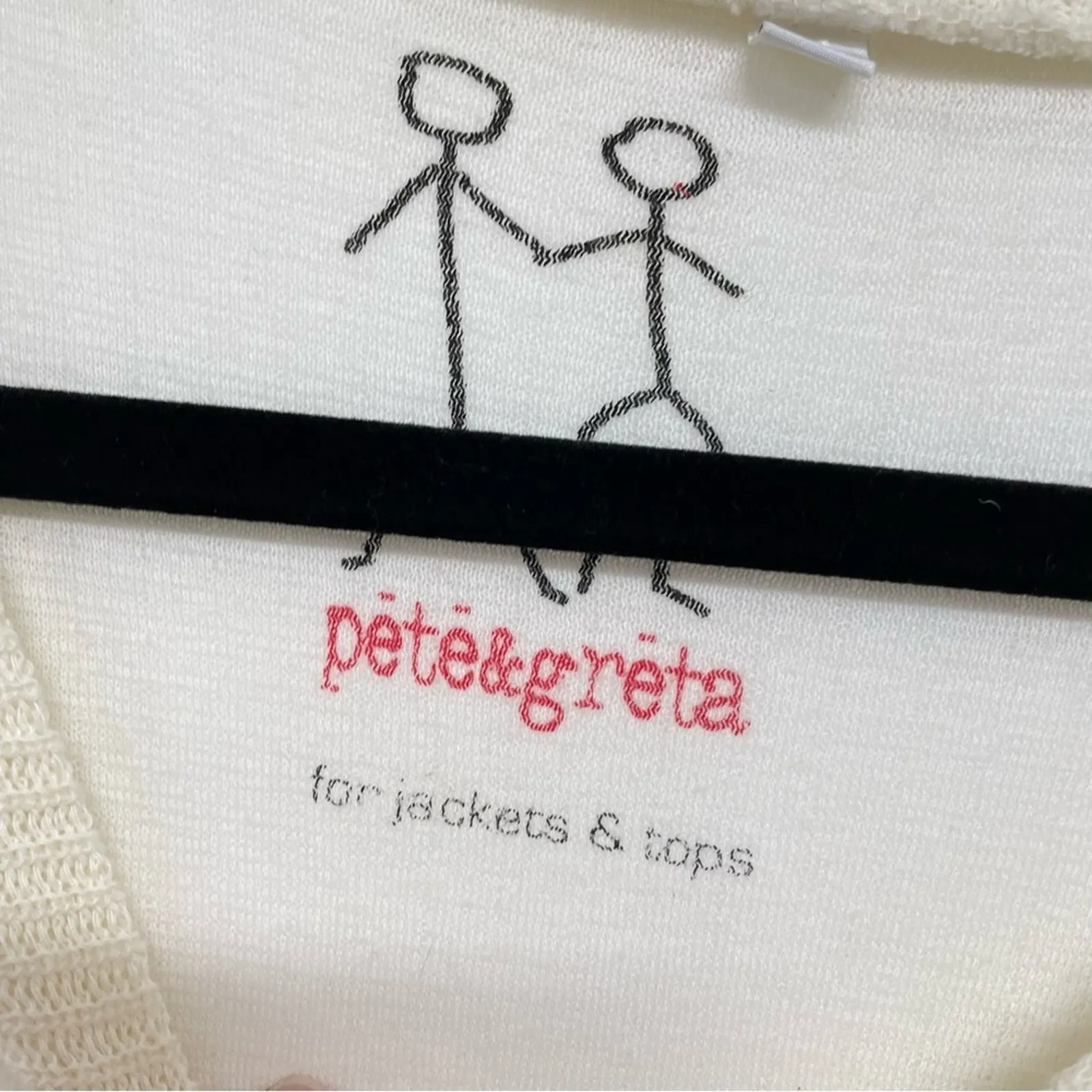 Johnny Was Pete & Greta White Long Line Button Front Cardigan Sweater Womens M - Image 5