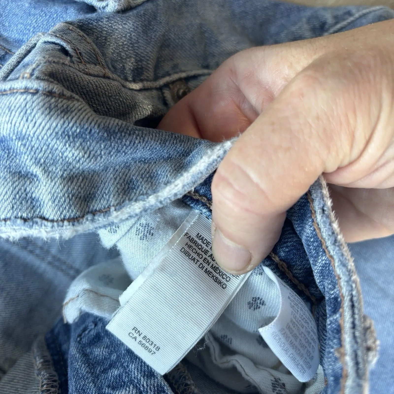 Lucky Brand 10/30 Brooke Skinny Cone Denim Jeans Med Wash Distressed Fade - Image 10