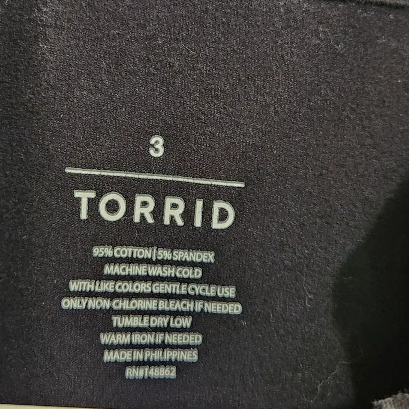 Torrid Black Half Zip Sleeveless Stretch Pullover Classic Casual Tank Top 3X - Image 5