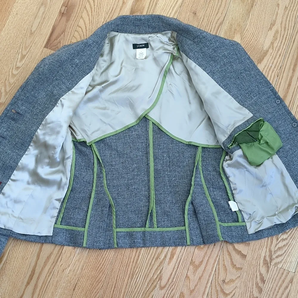 J.Crew Robert Noble Scottish Cloth Wool Blazer - Image 9