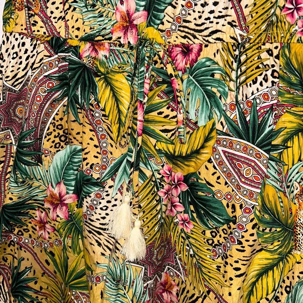 Chloe & Rena Leopard Safari Print Dress | Women’s Large - Image 2