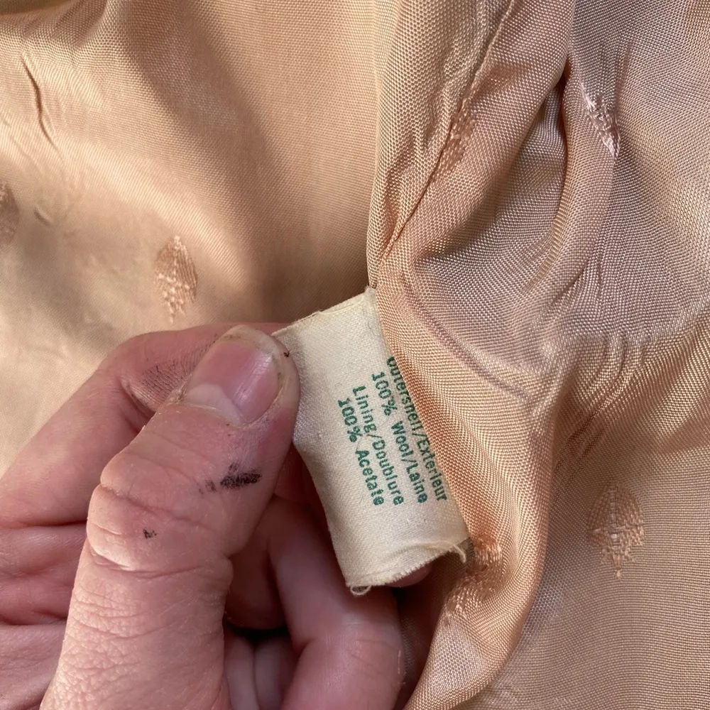 Grand Prix 100% wool English Equestrian pinstripe show coat Blue Size 12 - Image 5