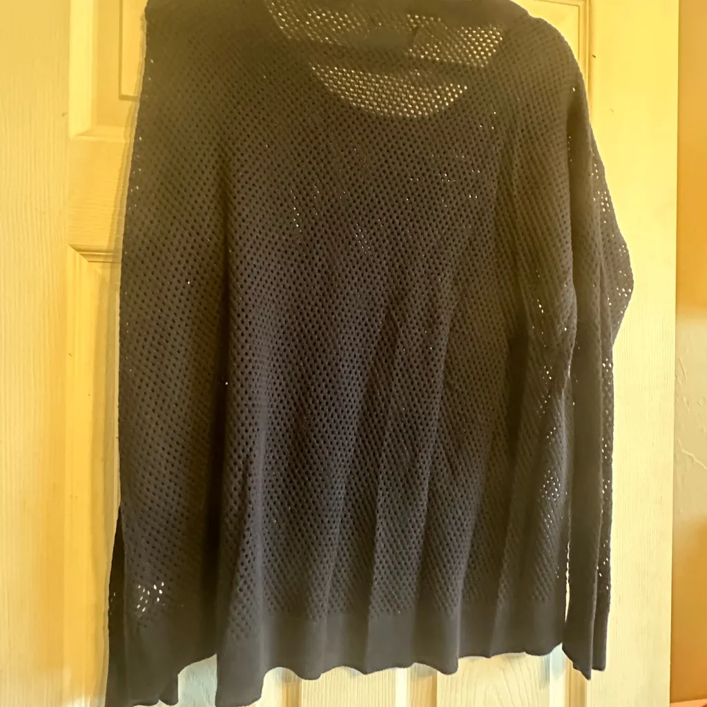 American Eagle Outfitters Blue Crew Neck Sweater - Image 5