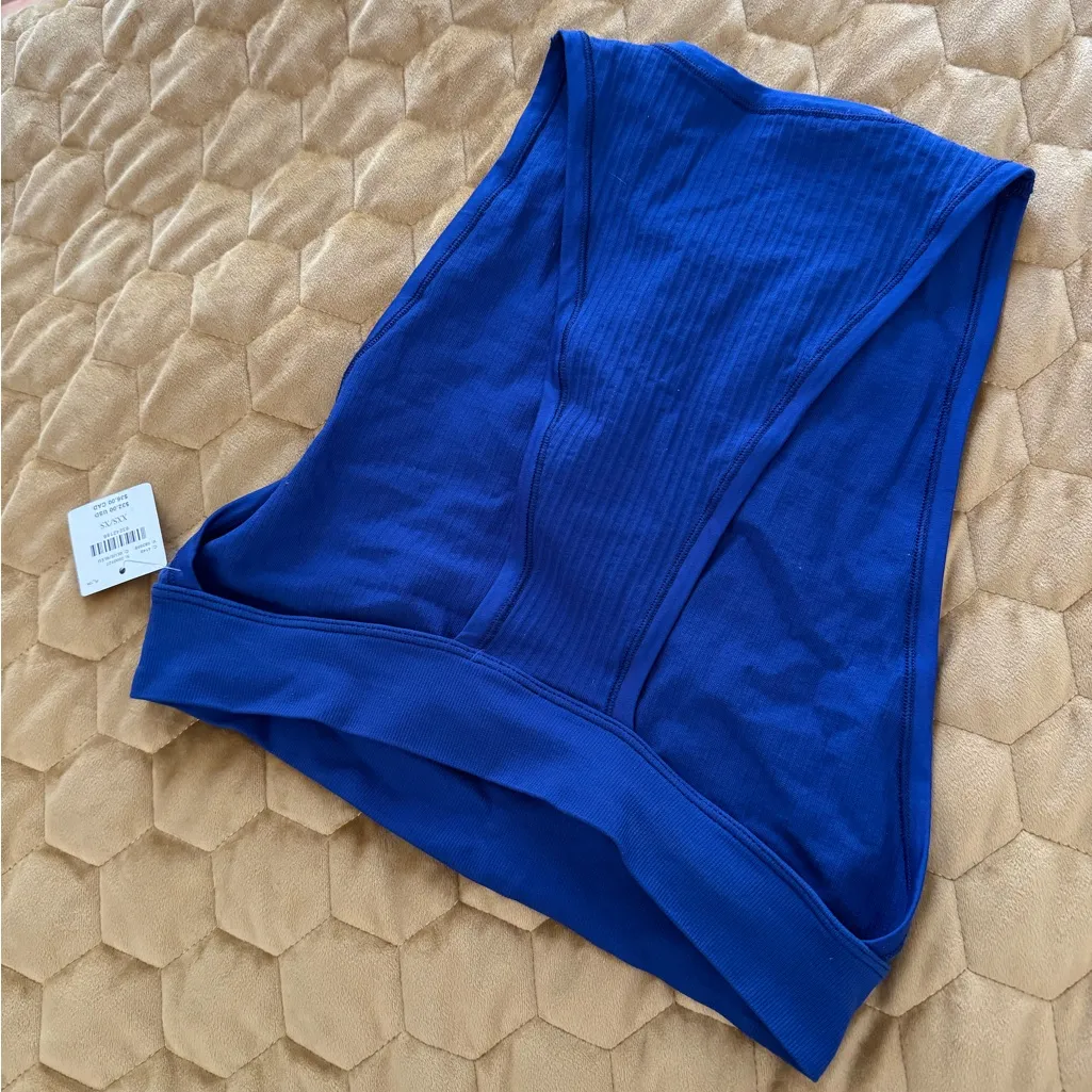 NWT Anthropologie The Reegan Seamless Ribbed Cropped High-Neck Tank - Image 5