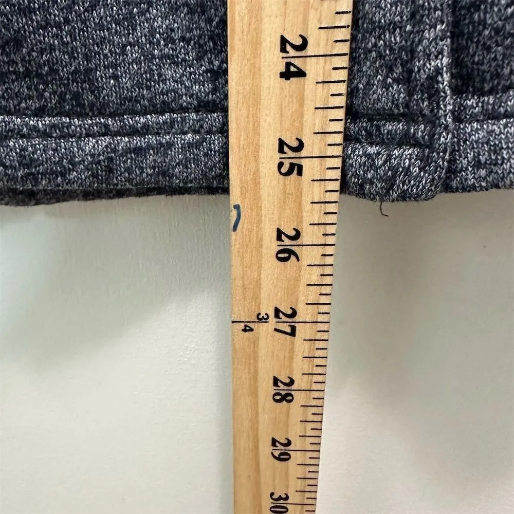 Women's Gray Hooded Flannel Peacoat‎ Jacket Medium Academia Preppy Minimalist - Image 8