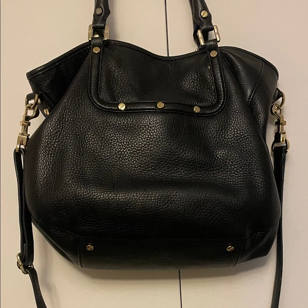 Tory Burch Black Leather Tote - Image 14