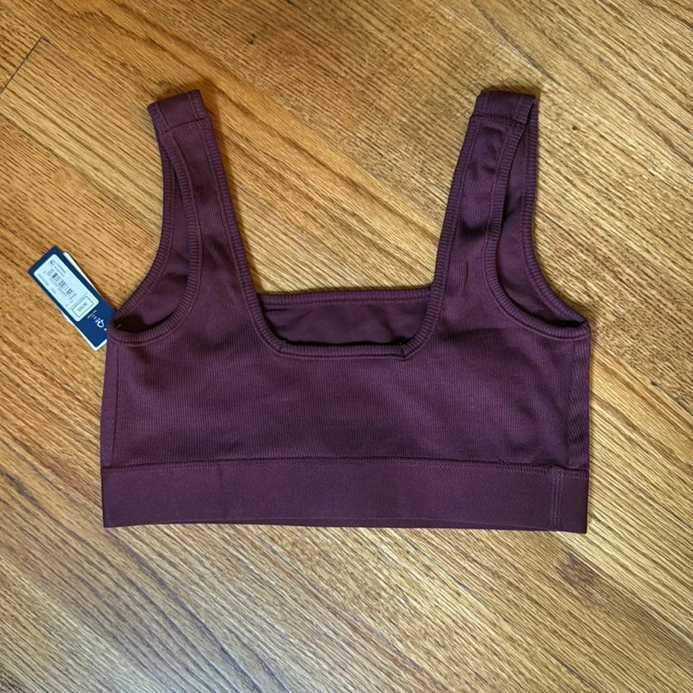 Gap gap body square neck, burgundy bra - Image 2