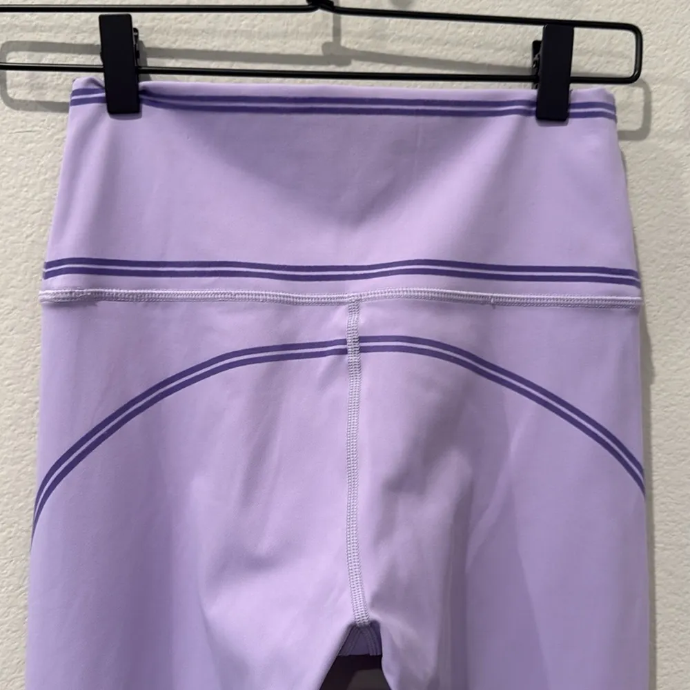 OFFLINE by Aerie Lavender Velvet Trim Leggings Size Medium M - Image 7