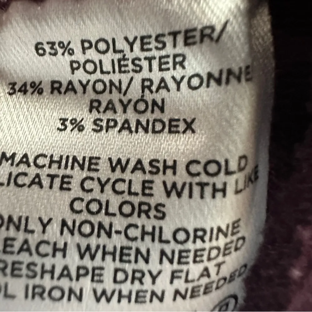 Loft V Neck Sweater Petite Small Purple - Image 6