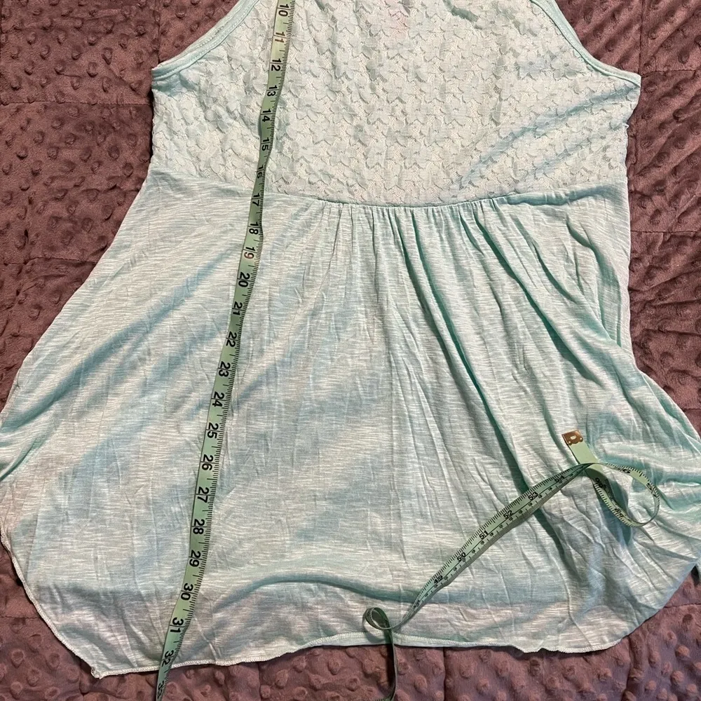Jesse & J size large women’s mint color nightgown or summer dress keyhole back - Image 5