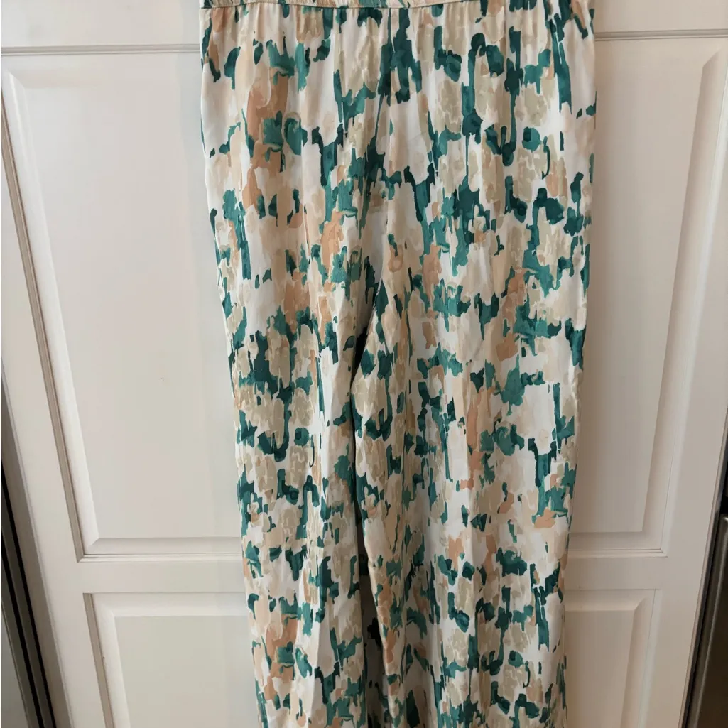 Anthropologie MAEVE black and white white polka dot cropped wide leg pants.‎ - Image 4