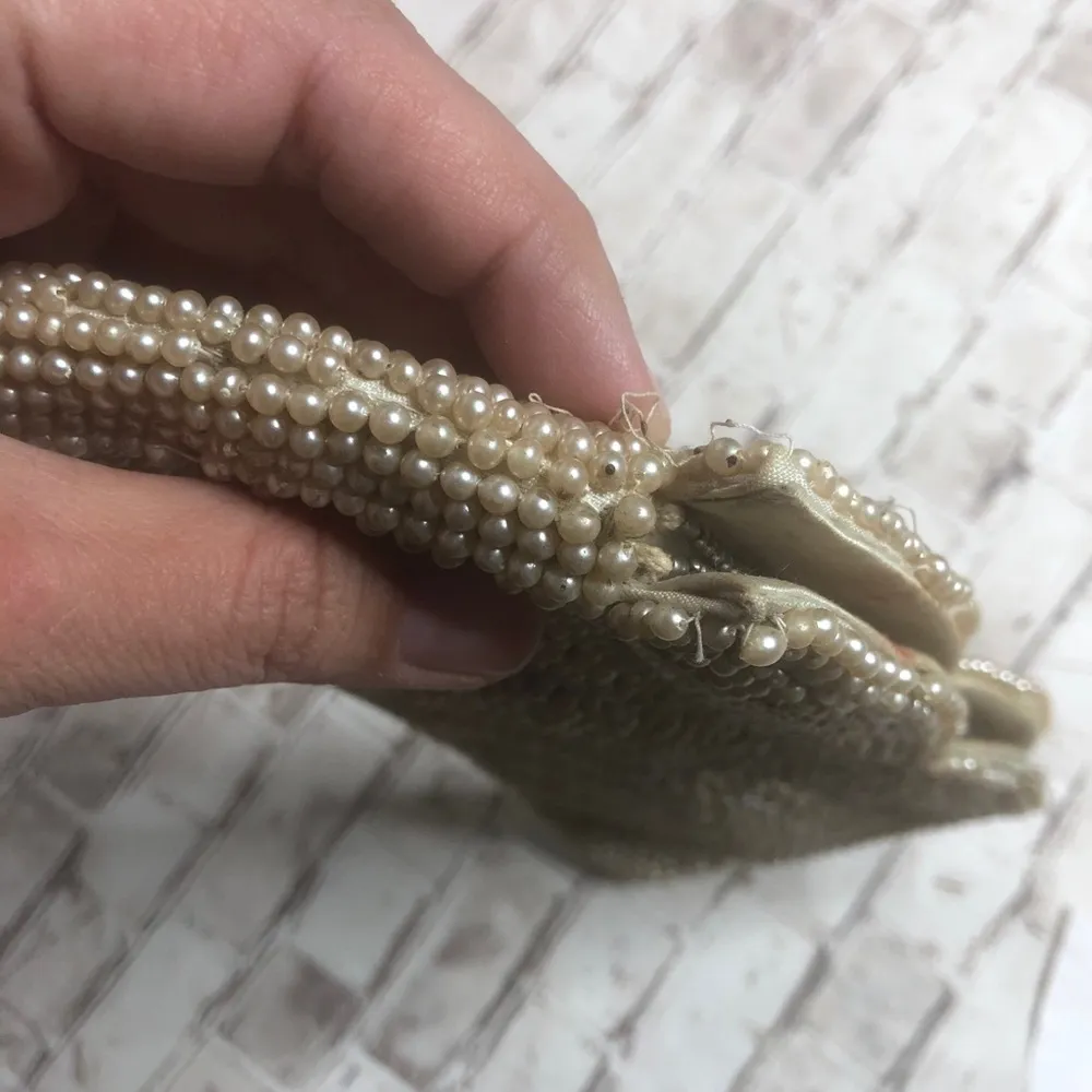 Vintage Pearl Clutch - Image 7