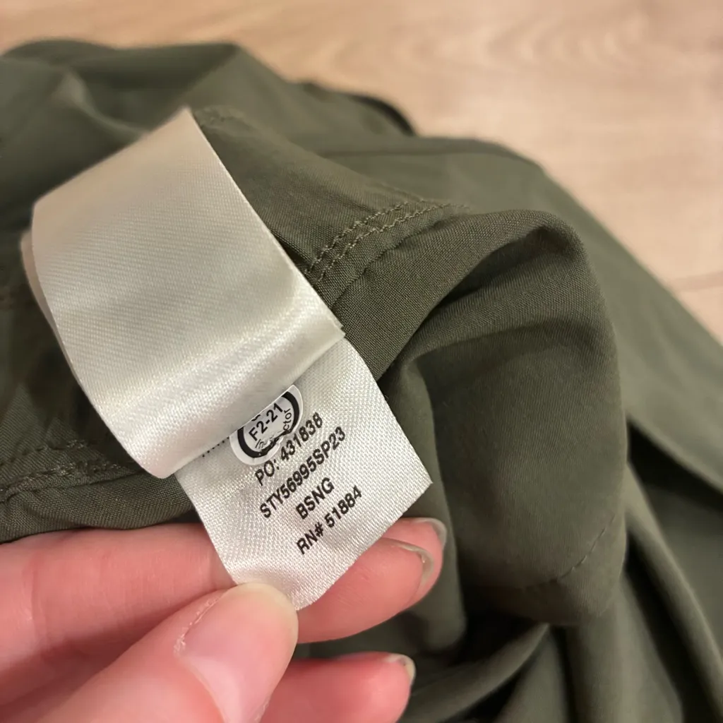 Patagonia Women’s Fleetwith Romper Jumpsuit Basin Green Army Olive Size L - Image 7