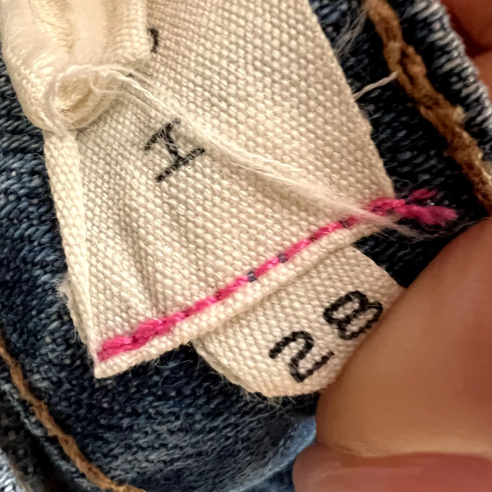 Hatch Cut Off Maternity Denim Shorts Blue Size 28 Cotton Blend - Image 5