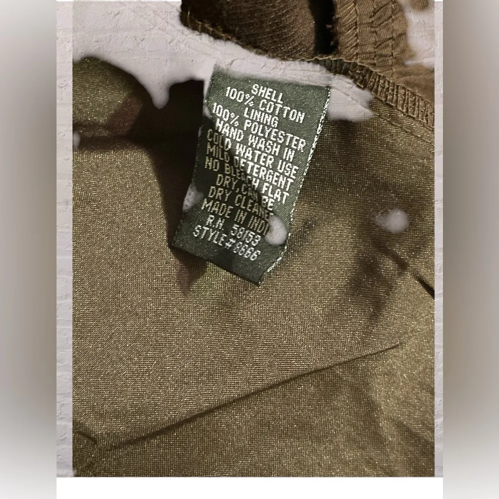 Anthropologie  Embroidered Floral Corduroy Maxi Skirt Brown Sz XS Boho Fall - Image 10