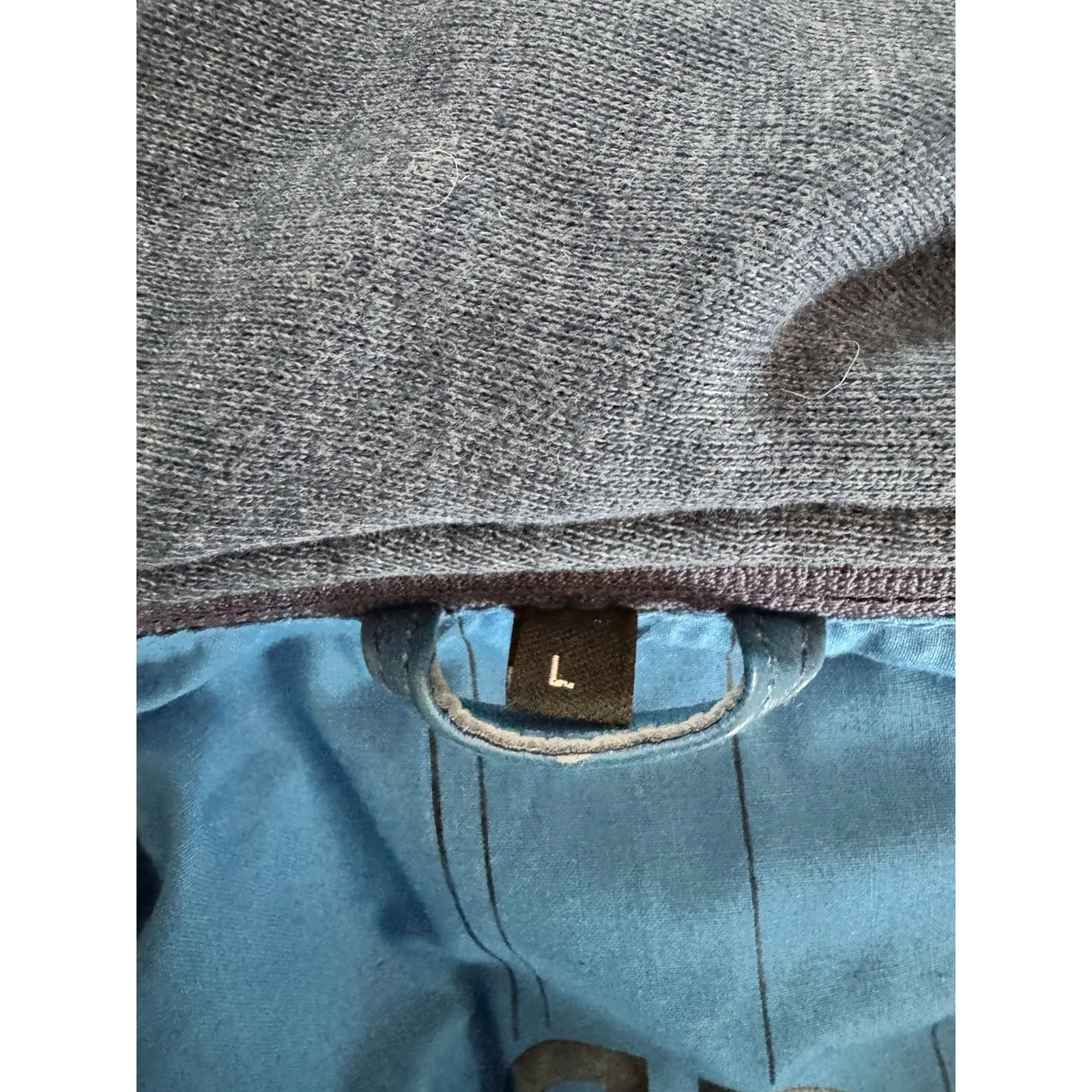 Sanovation Barcelona Blue 100% Sheep Skin Leather Bomber Jacket Women’s Small - Image 11