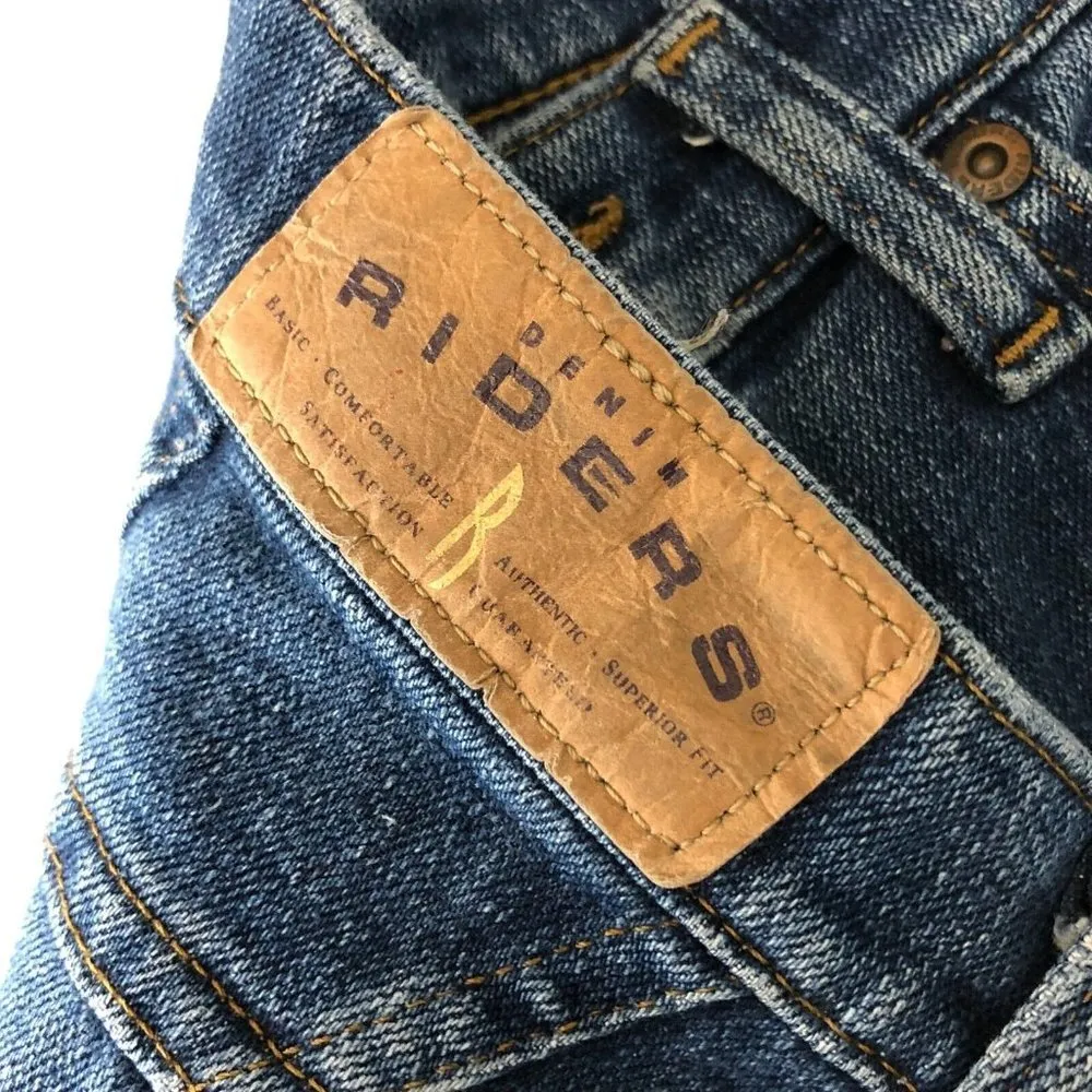 Riders Womens Vintage 90s Mom Jeans High Waist Straight Leg Medium Wash 8 - Image 6