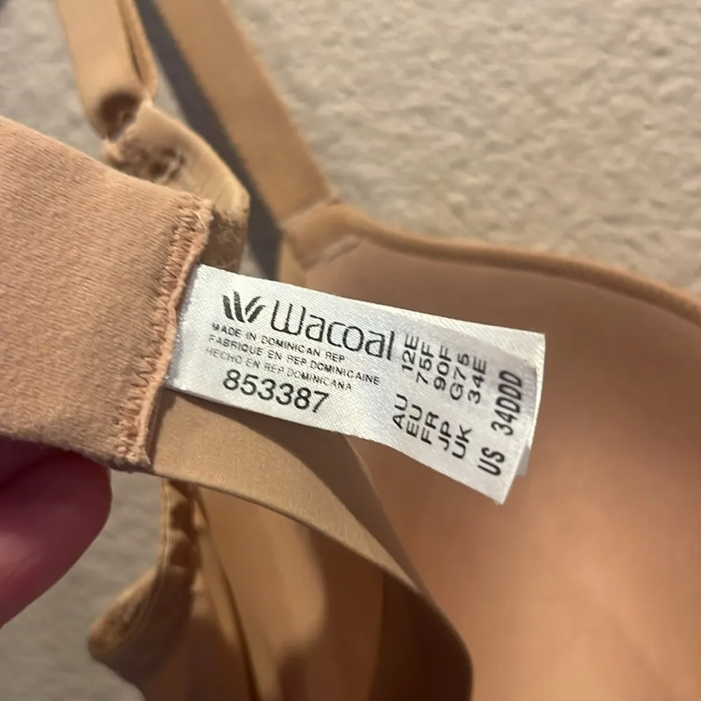 Wacoal Women’s Shallow Top Shape Revelation T-shirt Bra Size 34DDD or 34F - Image 10