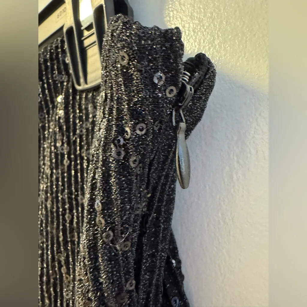 Wild Fable Black Sequin Jumpsuit - Image 4