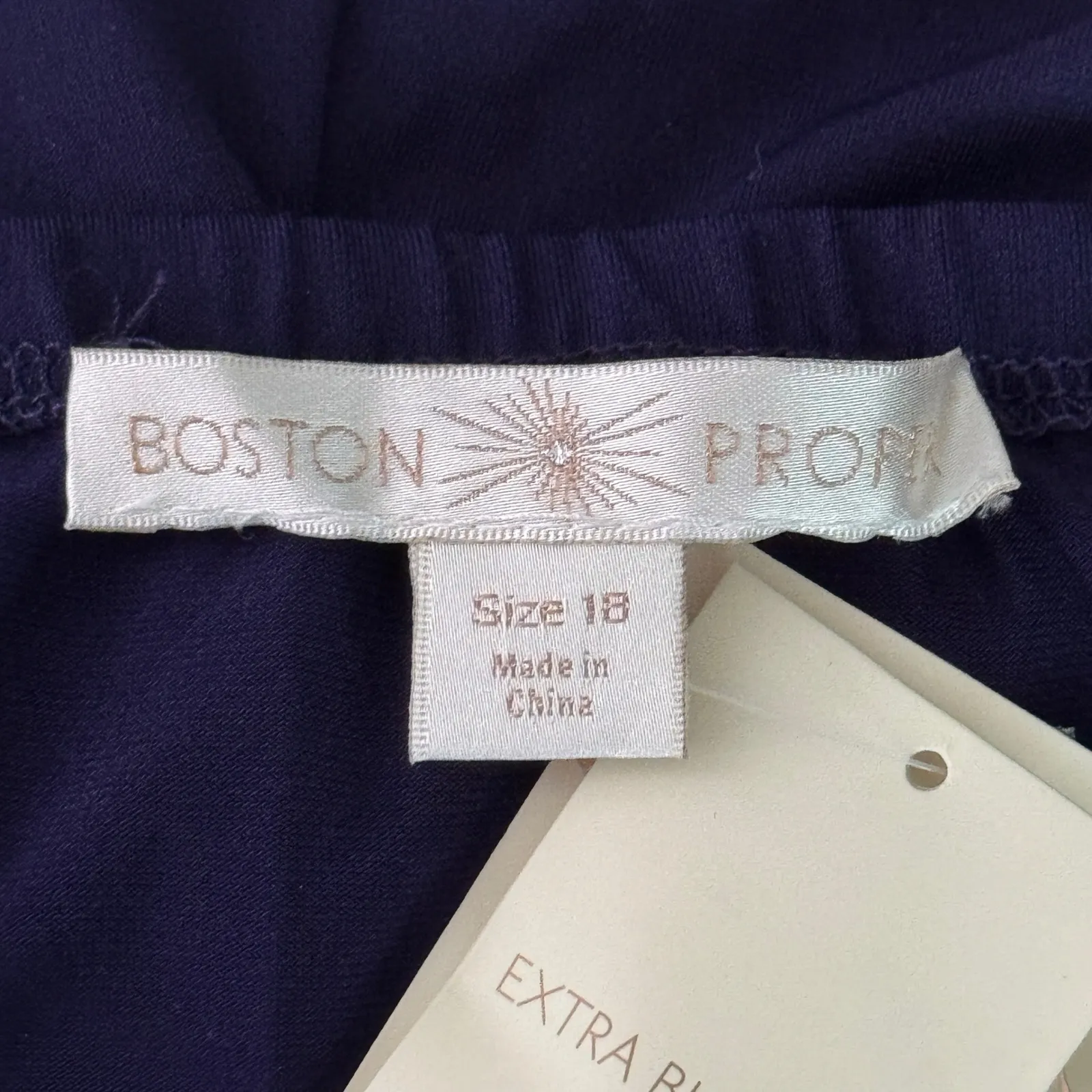 Boston Proper 18 Purple Halter Jumpsuit Wide Leg Flowy‎ Chic Glam Maxi Pant Suit - Image 6