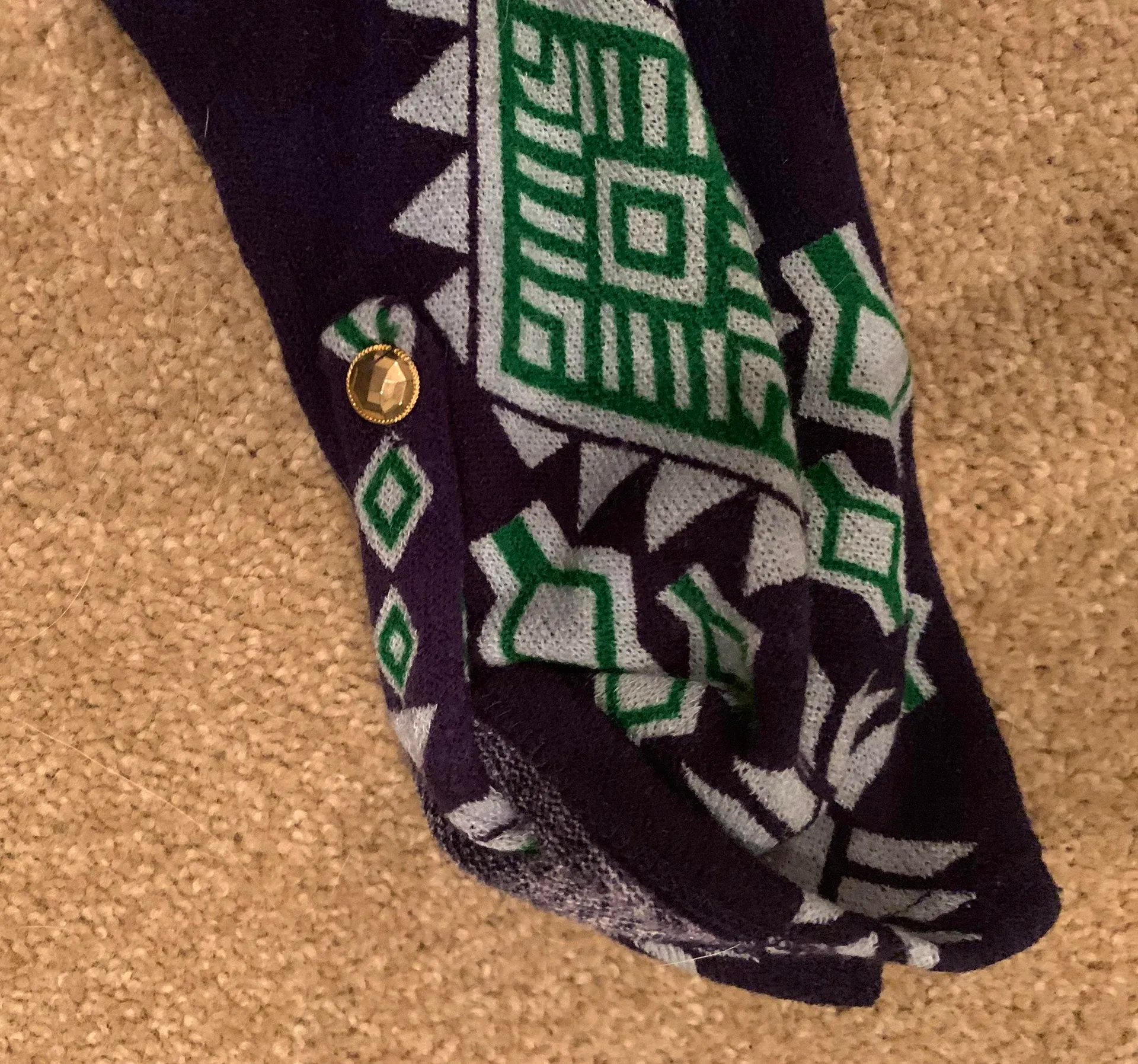 Francesca's  Fit Flare Patterned Dress - Image 6