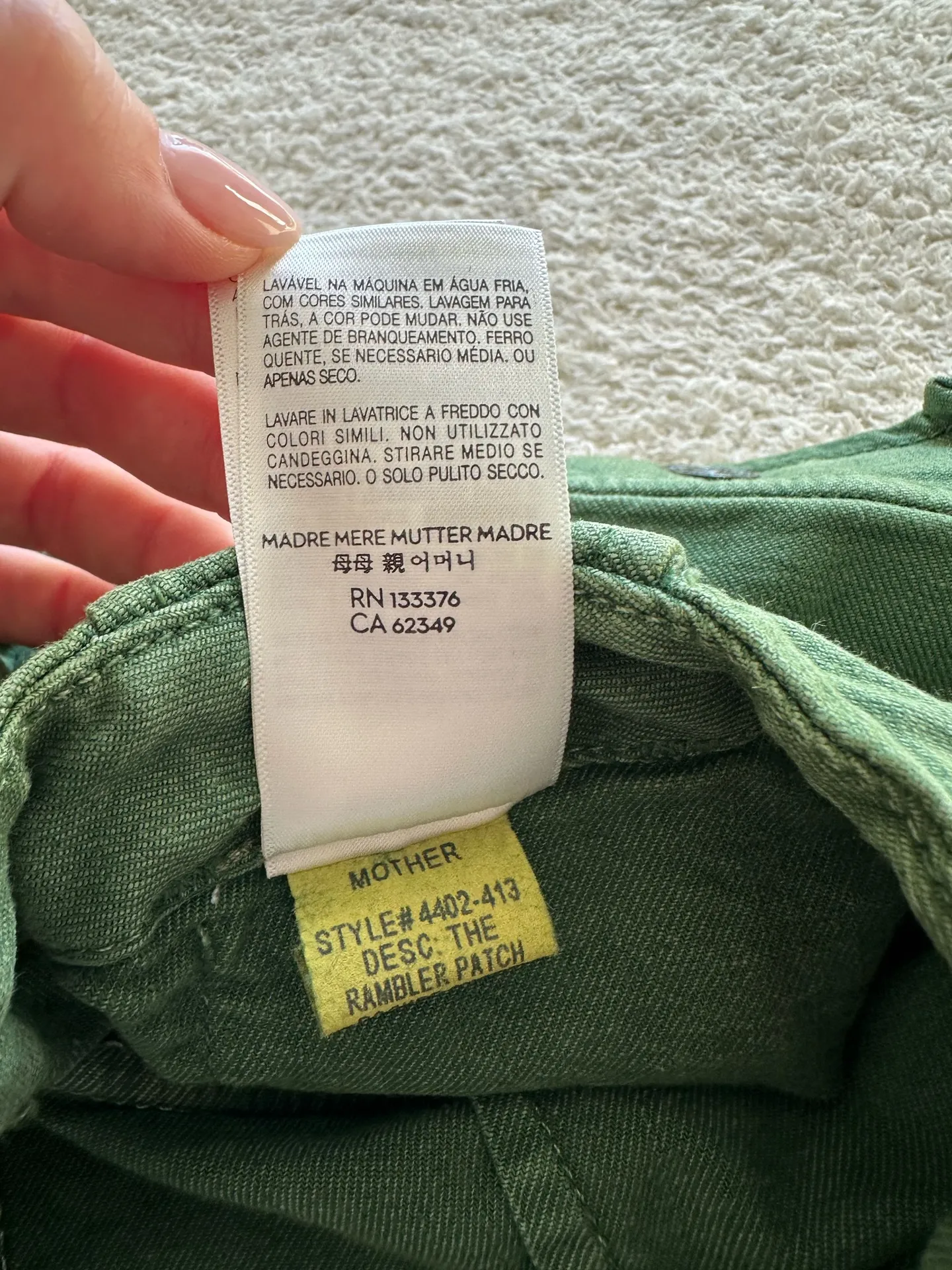 MOTHER The Rambler Patch Pocket Shorts - Image 4