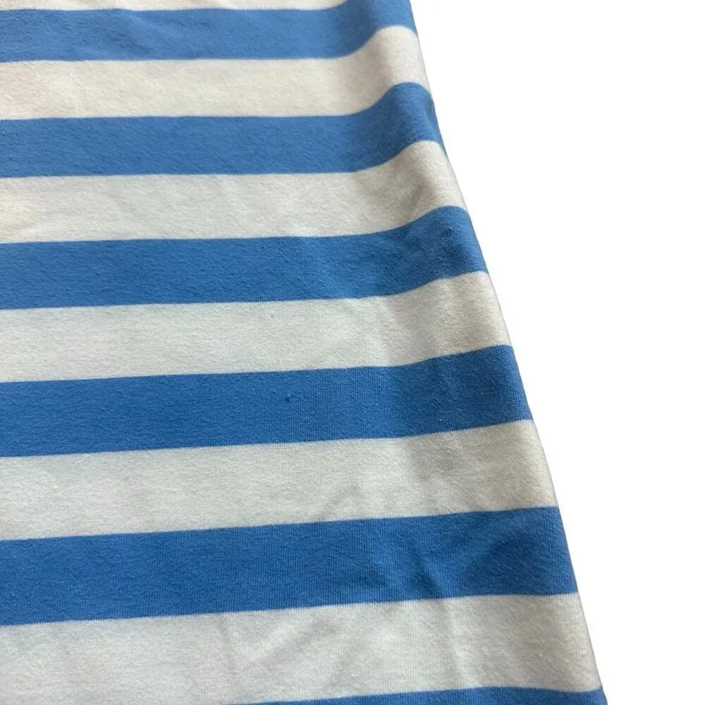 Kate Spade Blue White Stripe Lucille Dress Sleeveless Cotton Stretch Size Small - Image 4