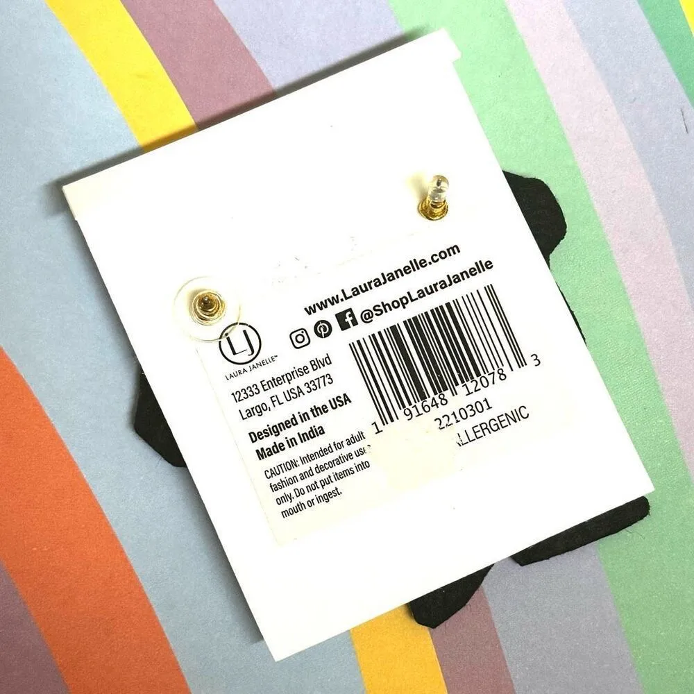 LAURA JANELLE Sequin Cocktail Earrings - Image 6