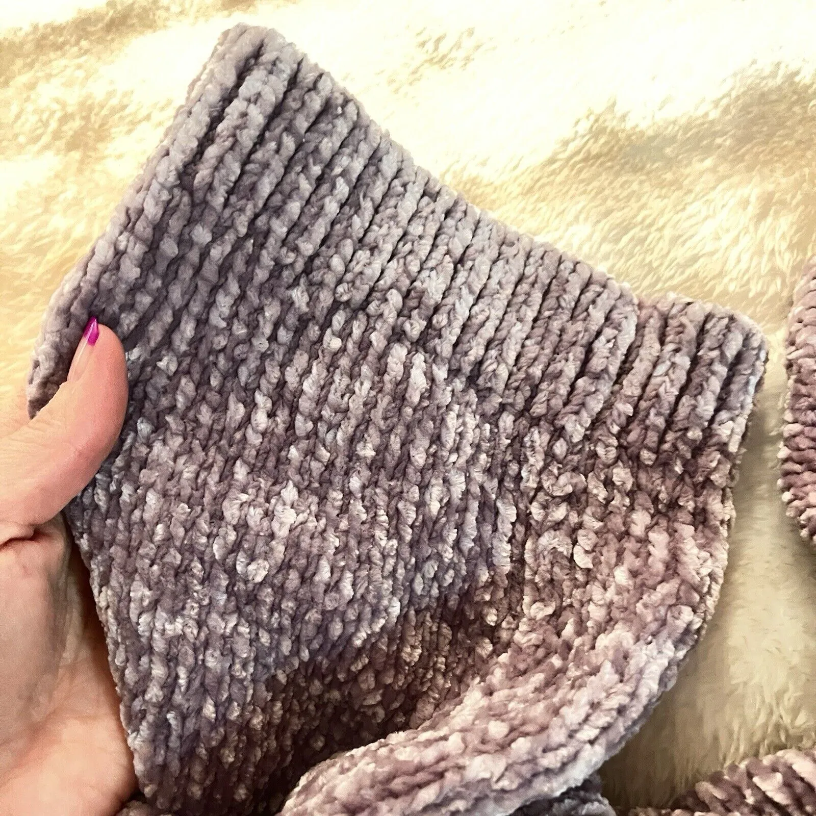 EXPRESS - Womens Light Purple Thick Pullover Peek-A-Boo Shoulder Sweater-Size S - Image 11